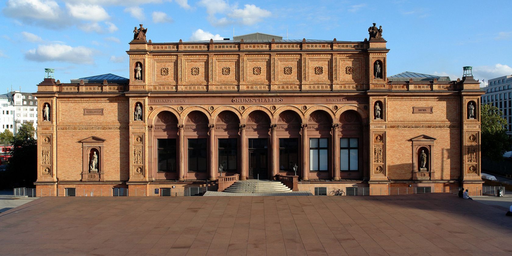 Gründungsbau, Blick von der Galerie der Gegenwart, © Hamburger Kunsthalle